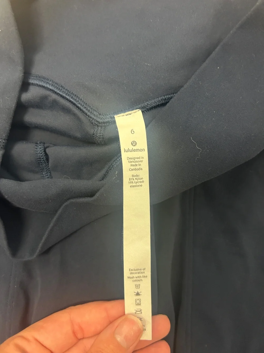 Lululemon Align High-Rise Jogger Crop 23” True Navy Nulu Yoga Pants Size 6